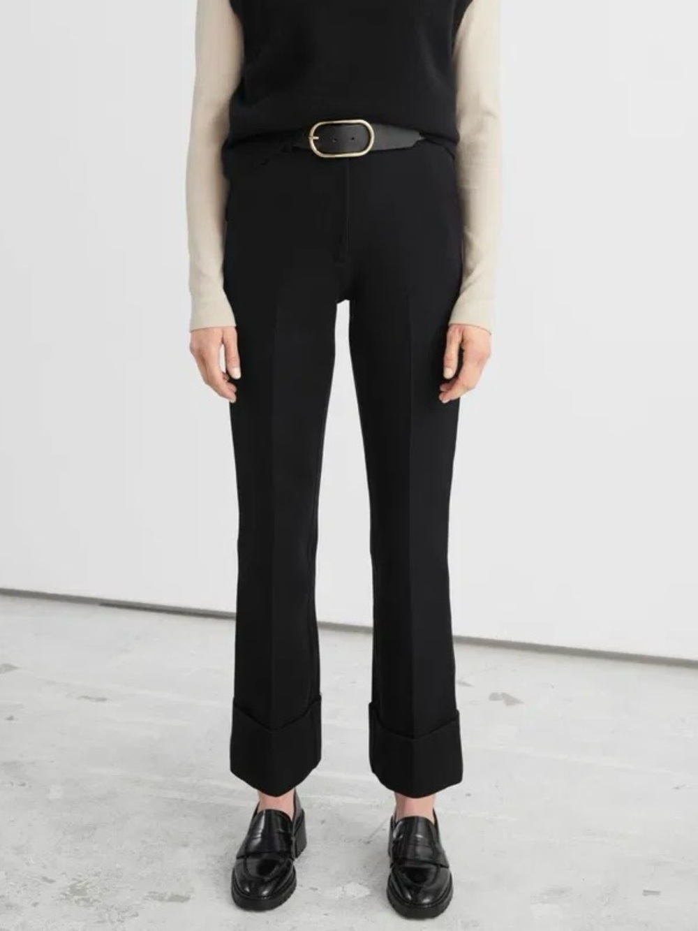 & Other Stories Tailored Kick Flare Trousers